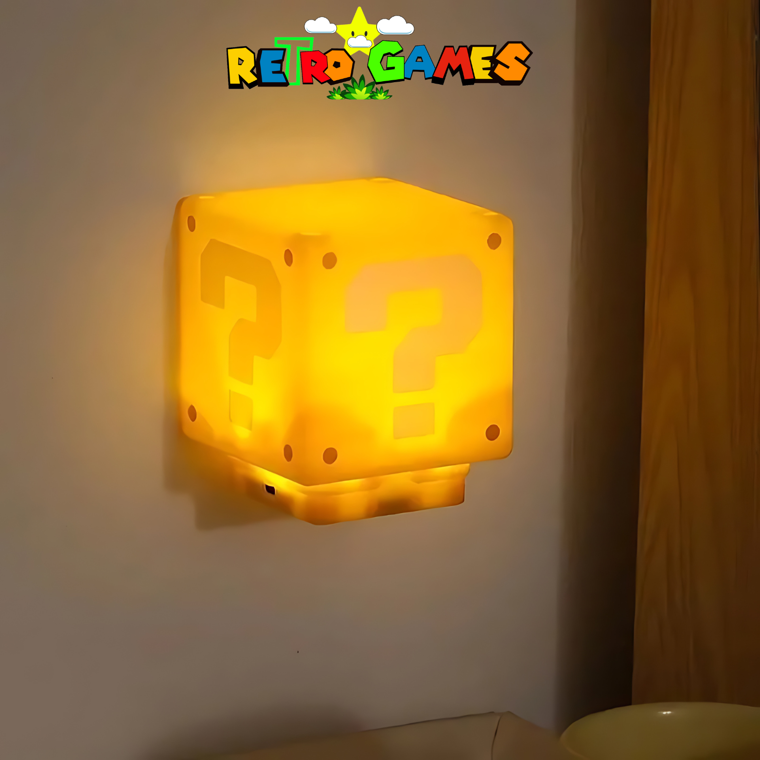 RetroLight - Super Mario Question Block